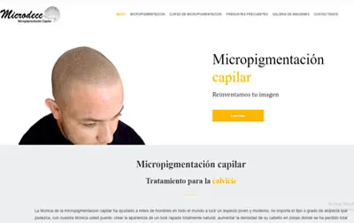 página web de micropigmentacion capilar