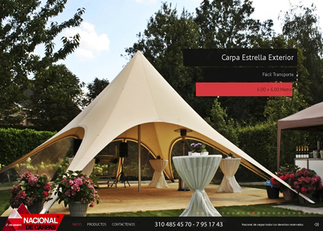 pagina web nacional de carpas