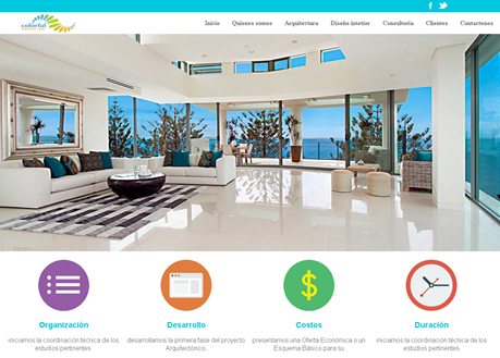 plantillas web para diseño de interiores